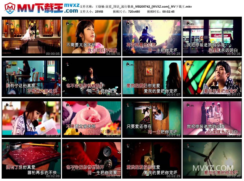 王晓敏-宠爱_国语_流行歌曲_MB205742